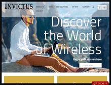 Tablet Screenshot of invictuswireless.com